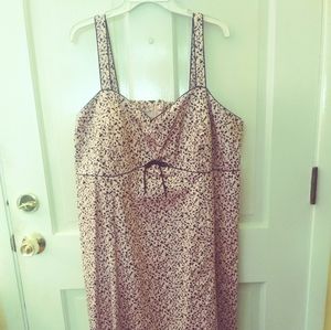Pink and black Dress Barn Sundress 22W